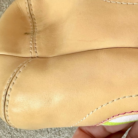 Large Vintage Coach Satchel - Legacy Poppy Stripe - Picture 5 of 5